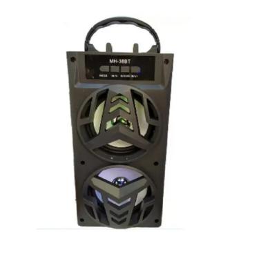 Imagem de Caixinha Caixa Som Recarregável Bluetooth Usb Cartão Sd Mp3 Com Alça