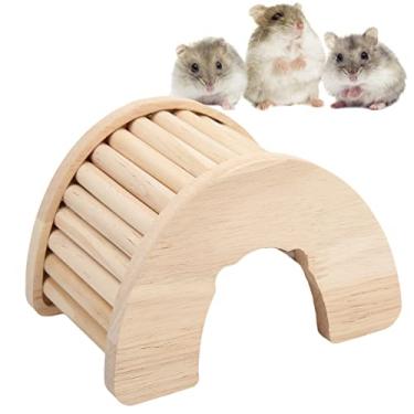 Imagem de Ponte de hamster, ponte em de hamster, urso dourado, ninhos dormindo, brinquedo para animais de estimação, acessórios para animais de estimação pequenos