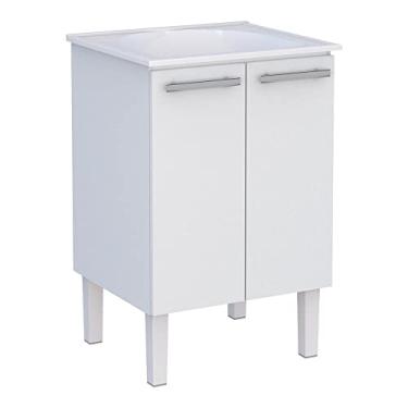 Imagem de Gabinete com Tanque Lavanderia 60 cm Aço Vênus Cozimax