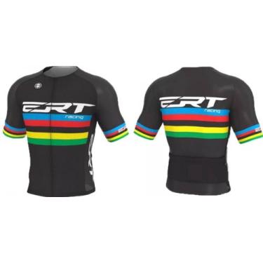Imagem de Camisa Elite Ert Campeão Mundial Ciclismo Preta Slim Fit