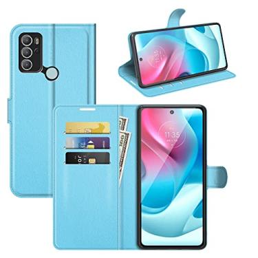 Imagem de YUNCHAO Caixa de telefone Para Motorola Moto G60S Litchi Textura Horizontal Flip Phone Protective Case com titular e slots de cartão e carteira capa para celular