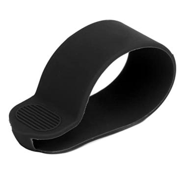 Imagem de Vbestlife Tampa protetora de silicone de reposição para mostrador de dedo do guidão para M365 Scooter com mostrador de dedo e capa, acessório de scooter (preto) scooter elétrico