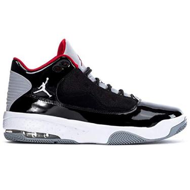 Imagem de Tênis de basquete masculino Nike Jordan Max Aura 2, Black/Gym Red-white-wolf Grey, 9