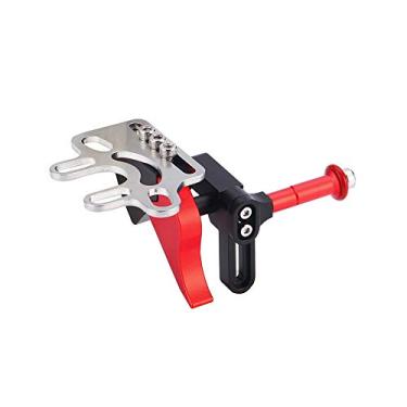 Imagem de Qudai A alavanca de extensão do disparador da liga de alumínio estende o adaptador da montagem O acessório para a bandeja de mergulho da manivela dupla estabiliza o caso da carcaça da câmera subaqu BD