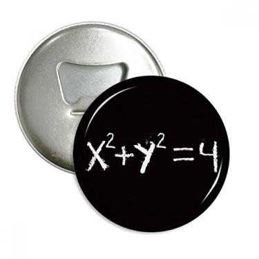 Imagem de Emblema multifuncional Math Kowledge Equation of Circle abridor de garrafas