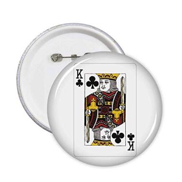 Imagem de Club K Baralho Padrão Broche Emblema Botão Emblema Acessório Decoração 5 peças