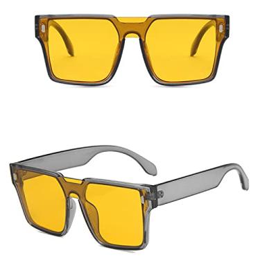 Imagem de Óculos de sol feminino retrô infantil quadrado óculos de sol feminino óculos irregulares óculos de viagem decorativos, 6, tamanho único