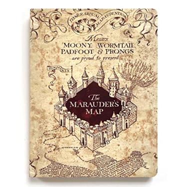 Imagem de Caderno com capa Mapa do Maroto Harry Potter Paper House Productions, 60 páginas pautadas