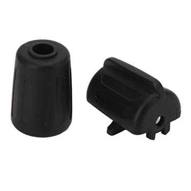 Imagem de 61317849412, botão de controle de chave de volante multifuncional resistente ao desgaste ABS para carro (preto)