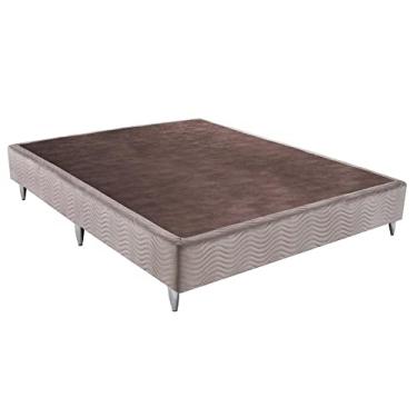 Imagem de Base Sommier Camurça Casal 138x188x23cm Ortobom Creme
