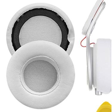 Imagem de Geekria Almofadas de substituição QuickFit para fones de ouvido Monster Beats MIXR, almofadas de orelha, almofadas de fone de ouvido, almofadas de fone de ouvido, peças de reparo de