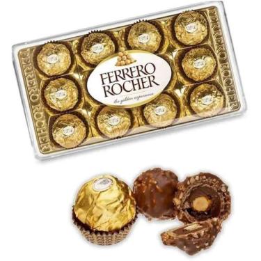 Imagem de Bombom Ferrero Rocher Caixa 12 Unidades