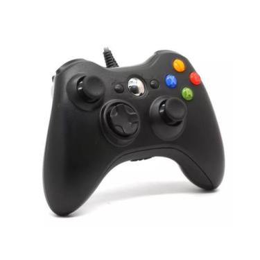 Imagem de Controle Manete Compatível Com Xbox 360 Slim Pc Com Fio Usb 2M - X360