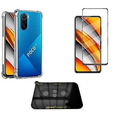 Imagem de Kit Capa Anti Impacto para Xiaomi POCO F3 5g + Película 3D Vidro Full + Película Câmera [Virtual Multi®]