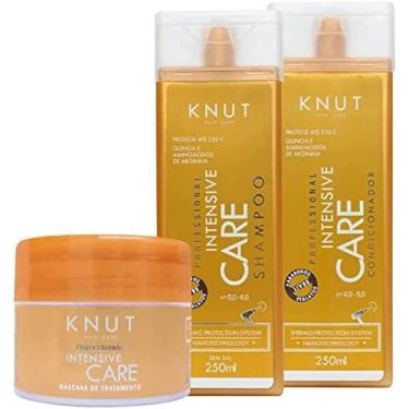 Imagem de Kit Shampoo + Condicionador + Máscara Intensive Care Knut (3 Produtos)