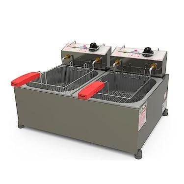 Imagem de Fritadeira Elétrica de Mesa PR-20E - 10 Litros 2 Cestos - Progás 110V