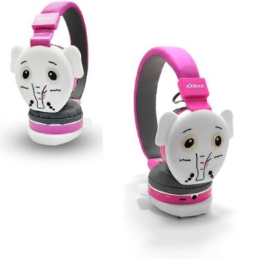 Imagem de Fone de Ouvido Infantil Bluetooth Bichinhos Sem Fio Blueconnect (Elefante)