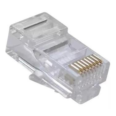 Imagem de Pacote Com 100 Rj45 Cat5E Furukawa Sohoplus O Melhor Rj45
