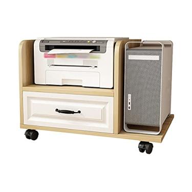 Imagem de GRFIT Suporte de CPU Suporte de CPU Suporte de PC Suporte de Torre de PC com 4 Rodas de Rodízio Suporte de chão de mesa para escritório e casa, suporte de torre de PC de quatro cores (Cor: Cor primária)