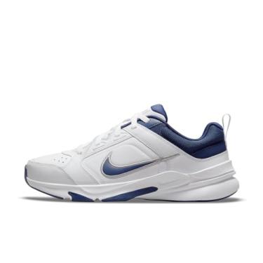 Imagem de Nike Tênis masculino de ginástica, Branco Midnight Navy Mtlc Prata, 15