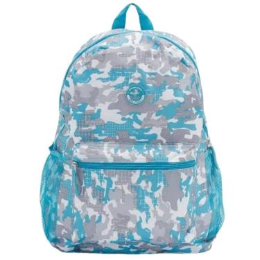 Imagem de Mochila de Costas Casual Espaçosa Camuflada Verde Clio