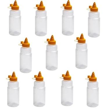 Imagem de Generic 90 Bisnagas para Mel 500 gramas / 350ml com Tampa com Bico Dosador Amarela