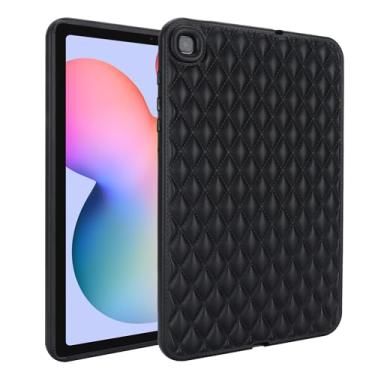 Imagem de AKABEILA Capa para tablet Samsung Galaxy Tab S6 Lite P610/P615 2020/2022 de 10,4 polegadas, capa protetora macia e leve com TPU (poliuretano termoplástico) e parte traseira macia para mulheres, preta