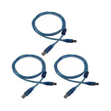 Imagem de Kit 3 Cabo Usb A Para B Axb-100 Utilizado Osciloscópio Digital Diversos Equipamentos Instrutherm