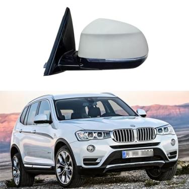 Imagem de Espelho de porta lateral de carro adequado para BMW X3 F25 BMW X3 2012-2016 acessórios montagem de espelho retrovisor espelho lateral do motorista aquecimento dobrável elétrico