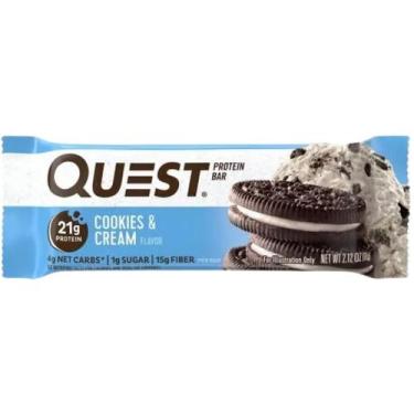 Imagem de Quest Protein Bar Cookie Cream 60G - Importada