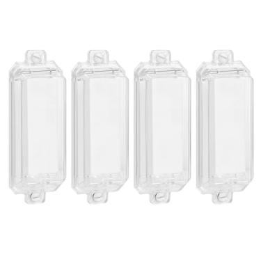 Imagem de CLYMENE Protetor de capa de interruptor de luz, capa de interruptor de parede à prova de crianças protege suas luzes ou interruptores de serem ligados ou desligados acidentalmente por crianças e