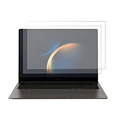 Imagem de Pacote com 2 protetores de tela antirreflexo para Samsung Galaxy Book 5/4/3 Pro 40.6 cm, Galaxy Book 5/4/3 Pro 360 40.6 cm, Galaxy Book 4/3 Ultra 40.6 cm, Galaxy Book 4 Edge 40.6 cm, rigidez 5H