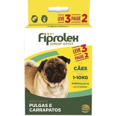 Imagem de Fiprolex Cachorro 1kg a 10kg: Leve 3, pague 2