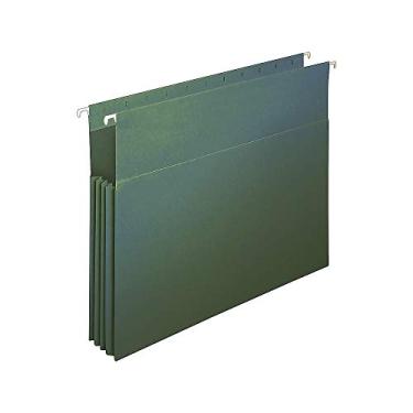 Imagem de Staples 260828 Pastas de arquivo suspensas, expansão de 7,5 cm LTR Gn pacote com 4
