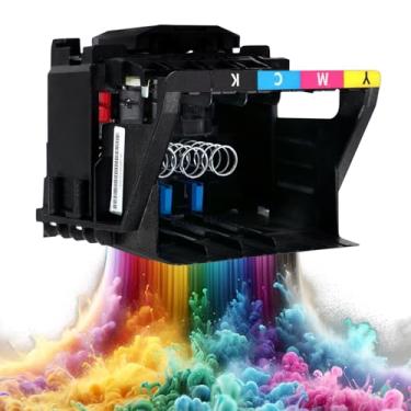 Imagem de NeoKaleido Substituição do cabeçote de impressão 711 (C1Q10A), compatível com impressoras plotter de grande formato HP DesignJet T530, T525, T520, T130, T125, T120 e T100, resistente ao desbotamento