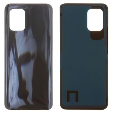 Imagem de Capa traseira da capa da bateria de reposição para reparo compatível com Xiaomi Mi 10 Lite, Mi 10 Youth 5G, (preto, cinza cósmico, M2002J9G)
