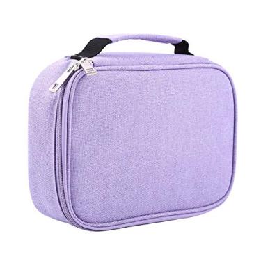 Imagem de Estojo para Lápis de Tecido Multifuncional Com 72 Compartimentos, Alça para Caneta Com Zíper de Grande Capacidade, Alça para Crianças, Estudantes, Artistas, Com 72 Compartimentos