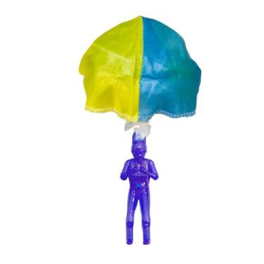 Imagem de Brinquedo Boneco Paraquedista, Sky Divers - Toyng (Roxo)