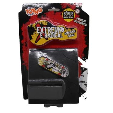 Imagem de Skate de Dedo com Rampa de Manobras, Extremo e Radical - Toyng (Modelo 4)