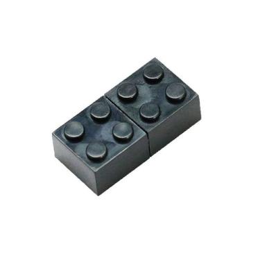Imagem de Pen drive formato peça Lego Blocos Preto  8 GB - Reidopendrive