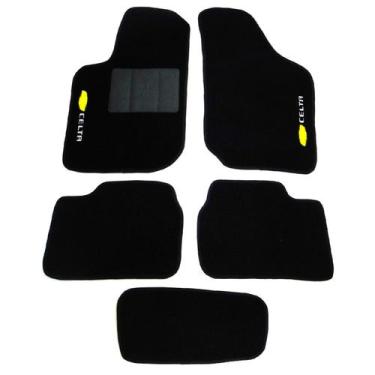 Imagem de Jogo de Tapete Automotivo Celta Carpete Luxo - Tapecars