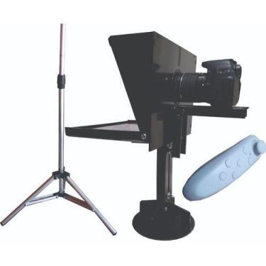 Imagem de Teleprompter P/tablete, Celular C/ Base+tripé+controle Pre - Texano
