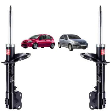 Imagem de Par Amortecedores Direita+Esquerda Dianteiro Citroen C3 2003 A 2012 Ka