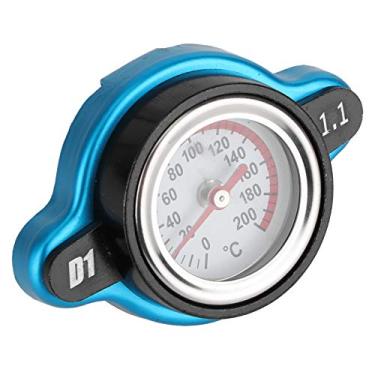 Imagem de Tampa do Radiador do Carro Universal Tampa Termostática do Radiador à Prova de Vazamento Capa do Tanque de água Com Medidor de Temperatura (Cabeça grande 1.1bar)