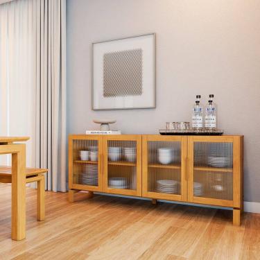Imagem de Buffet em Madeira Maciça Piazza Artemobili Amendoa