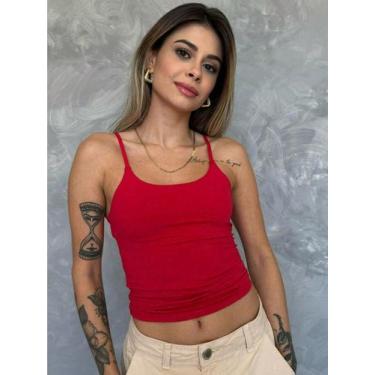Imagem de Regata Alça Fina - MUNDO DAS CAMISAS , Vermelho, p-m-g-gg
