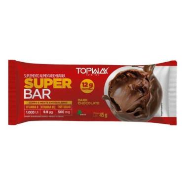 Imagem de Barra de Proteína Topway Dark Chocolate 45g - Embalagem com 12 Unidade