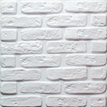 Imagem de 40 Placas de Pvc Auto Adesivo 50cm X 50cm Estilo Tijolinho - Colaí Ade