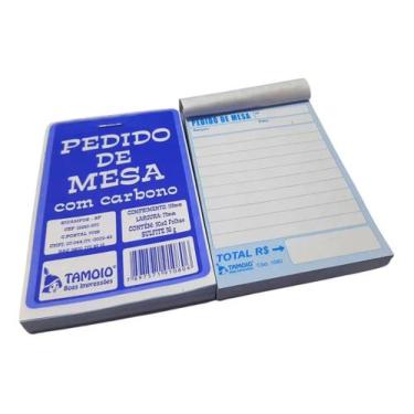 Imagem de Talão Pedido Mesa Com Carbono 2 Vias 50 TAMOIO 5 - blocos