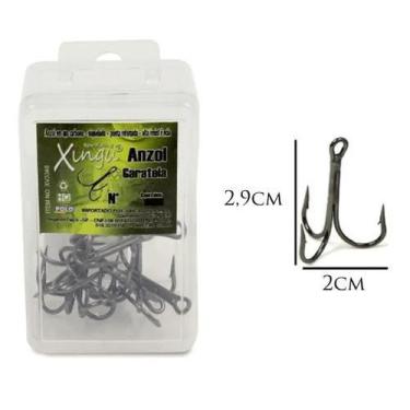 Imagem de Kit 10 Anzol Garateia Lambada Xingu N-2 (2,9cm X 2cm)
